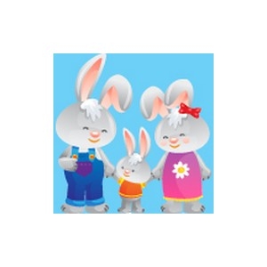 Happy Bunny Family